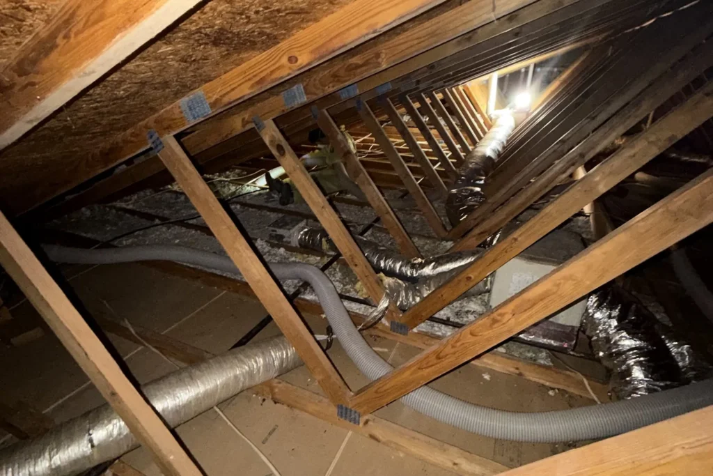 Checking the attic – Insulation Inspection & Audit