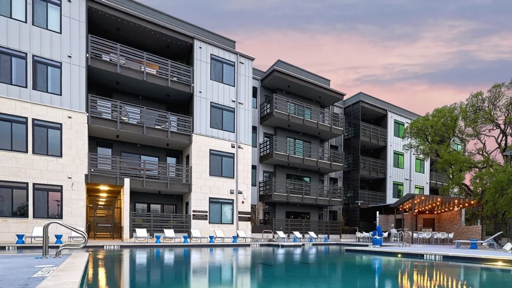 Greenview apartment community on South Lamar Boulevard, Austin