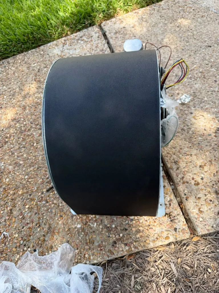 HVAC blower assembly reviewed during an installation consultation