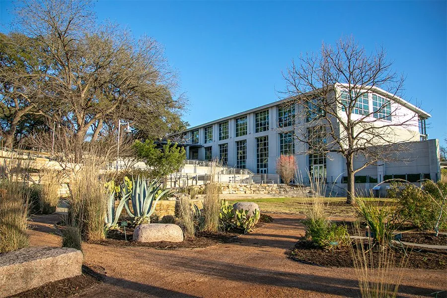 LCRA building and grounds by Lake Austin