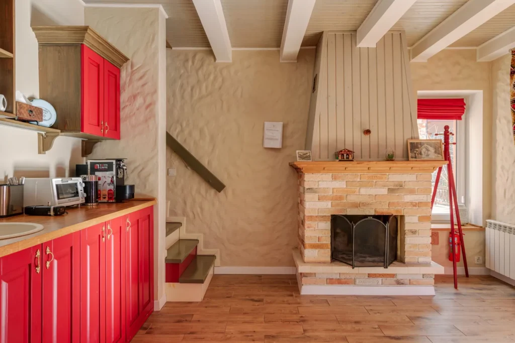 Living room fireplace – Gas Fireplace Inspection & Service