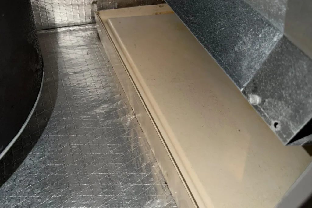 The coil cabinet – UV Light Installation